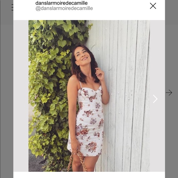 Brock Collection H&M Floral Lyocell Blend Dress XS - Picture 3 of 3